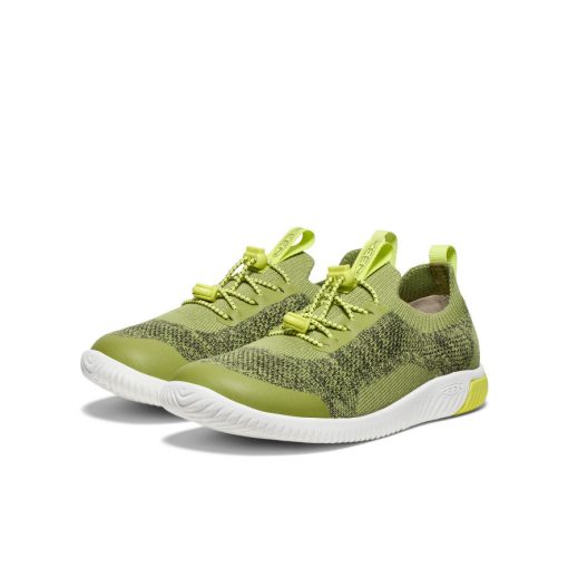Big Kids' KNX Knit Sneaker  |  Iguana/Evening Primrose - Image 2