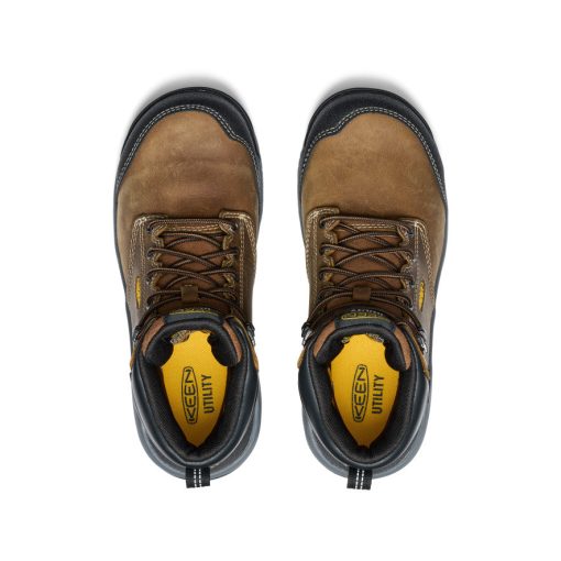 Women's Evanston 6 Waterproof Boot INT MET (Carbon Toe)  |  Bison/Black - Image 4