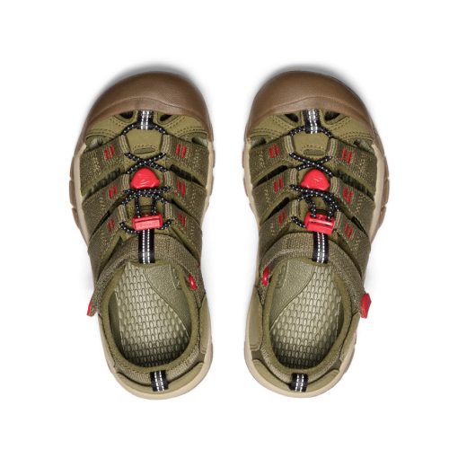 Big Kids' Newport H2  |  Martini Olive/Aura Orange - Image 4