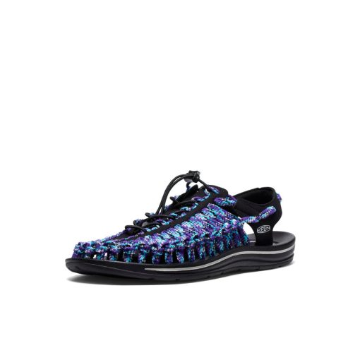 Men's UNEEK Flat Cord Sneaker x Bamboo Shoots  |  Black/Tillandsia Purple - Image 3