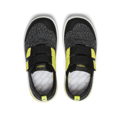 Big Kids' KNX Knit Double Strap  |  Black/Evening Primrose - Image 4