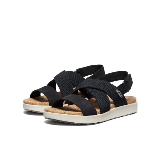 Women's Elle Criss Cross Sandal  |  Black/Birch - Image 2