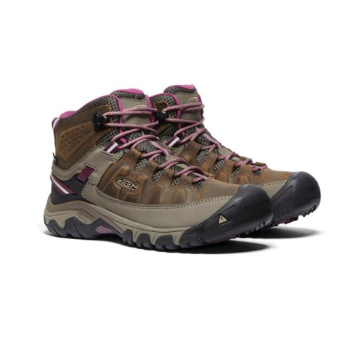 Women's Targhee III Waterproof Mid  |  Weiss/Boysenberry - Image 2