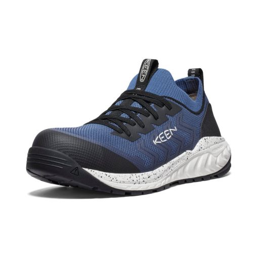 Men's Arvada Shift ESD Work Sneaker (Carbon Toe)  |  Vintage Indigo/Black - Image 3