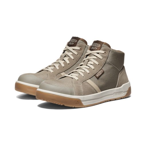 Men's Kenton Mid Work Shoe (Carbon Toe)  |  Brindle/Gum - Image 2