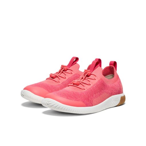 Big Kids' KNX Knit Sneaker  |  Dubarry/Star White - Image 2