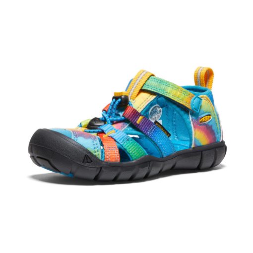 Little Kids' Seacamp II CNX  |  Vivid Blue/Original Tie Dye - Image 3