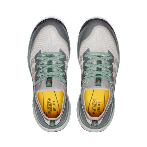 Women's Arvada Shift Work Sneaker (Carbon Toe)  |  Steel Grey/Granite Green - Image 4