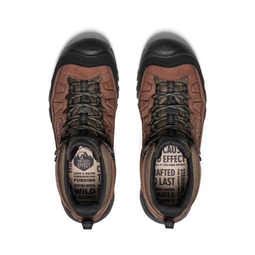Men's Targhee IV Waterproof Hiking Boot  |  Bison/Black - Image 4