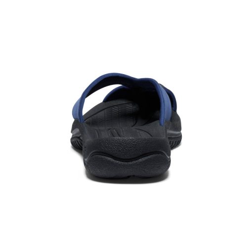 Men's Waimea Leather Flip-Flop  |  Naval Academy/Black - Image 5