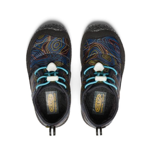 Little Kids' Howser II Waterproof Chukka  |  Black/Reef Waters - Image 4