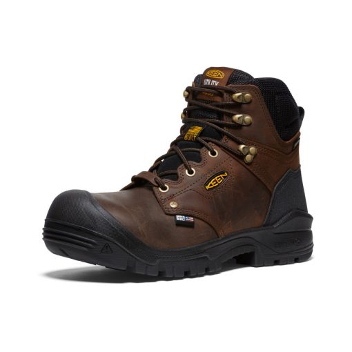 Men's Independence 6 Insulated Waterproof Boot (Carbon Toe)  |  Dark Earth/Black - Image 3