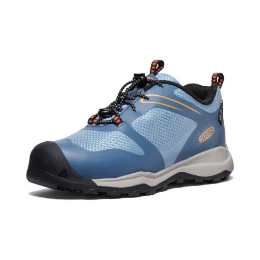 Big Kids' Wanduro Waterproof Shoe  |  Vintage Indigo/Scarlet Ibis - Image 3