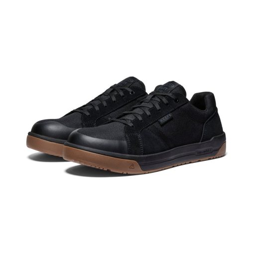 Men's Kenton ESD Work Shoe (Carbon Toe)  |  Black/Gum - Image 2