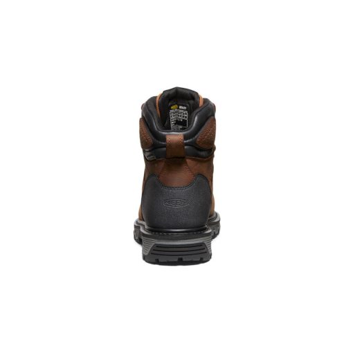 Men's Camden 6 Waterproof Boot (Carbon Toe)  |  Leather Brown/Black - Image 5