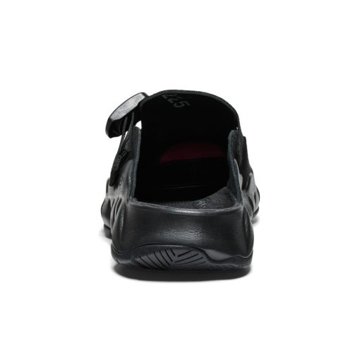 Men's Hyperport Leather Clog  |  Black/Black - Image 5
