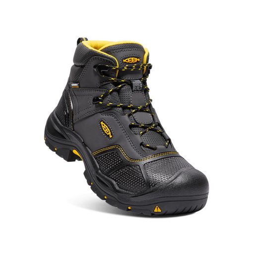 Men's Logandale Waterproof Boot (Steel Toe)  |  Raven/Black - Image 4