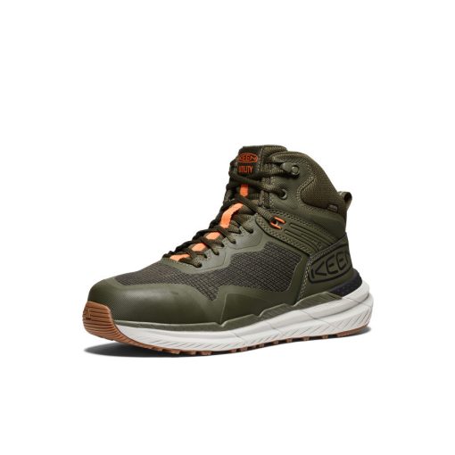 Men's Synchro Waterproof Work Boot (Carbon Toe)  |  Forest Night/Gum - Image 3
