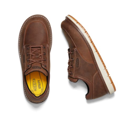 Men's San Jose Oxford (Aluminum Toe)  |  Gingerbread/Off White - Image 4