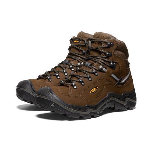Men's Durand II Waterproof Boot Wide  |  Cascade Brown/Gargoyle - Image 2