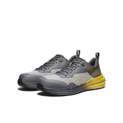 Men's Speedworks Work Sneaker (Carbon Toe)  |  Magnet/Black - Image 2