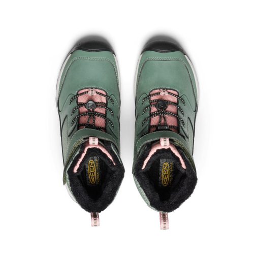 Big Kids' Skua Waterproof Winter Boot  |  Dark Forest/Rose Elegance - Image 4