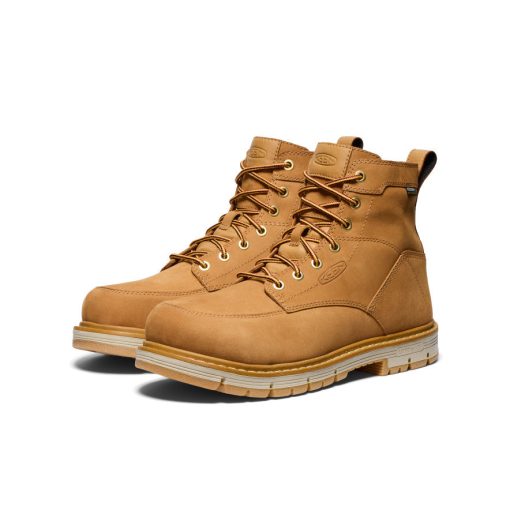 Men's San Jose 6 Waterproof 90° Heel Boot (Aluminum Toe)  |  Bistre/Gum - Image 2