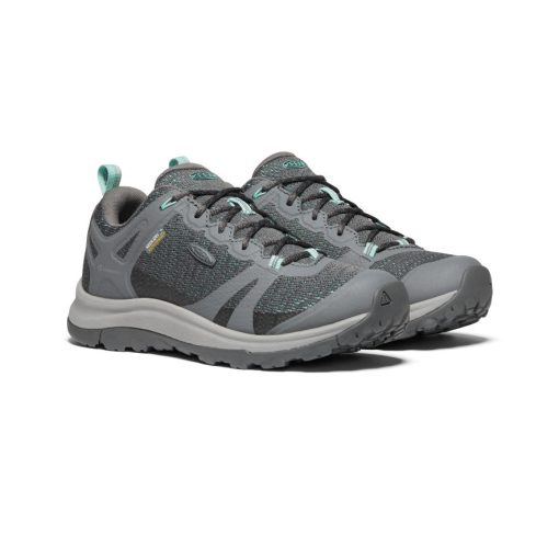 Women's Terradora II Waterproof Hiking Shoe  |  Steel Grey/Ocean Wave - Image 2