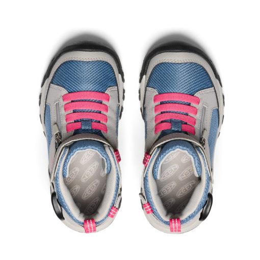 Little Kids' Targhee Boundless Hiking Boot  |  Alloy/Rouge Red - Image 4