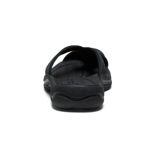 Men's Waimea Leather Flip-Flop  |  Black/Black - Image 5