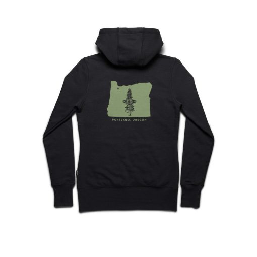 Women's PNW Hoodie  |  Black - Image 2