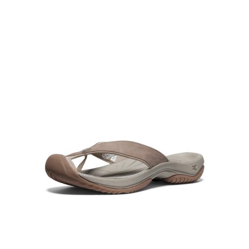 Men's Waimea Leather Flip-Flop  |  Brindle/Birch - Image 3