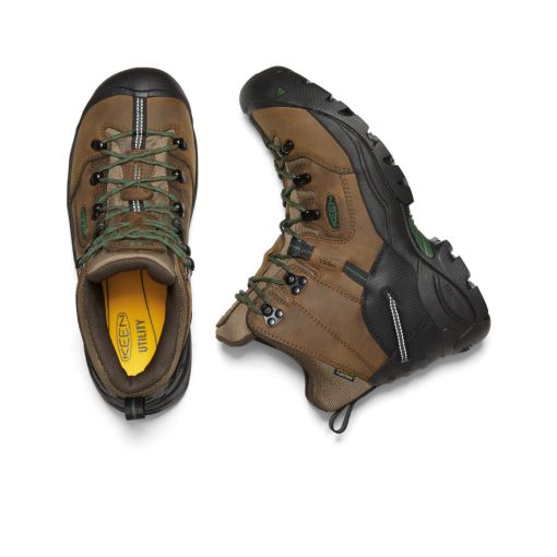 Men's Pittsburgh Energy 6 Waterproof Boot (Soft Toe)  |  Cascade Brown/Greener Pastures - Image 4