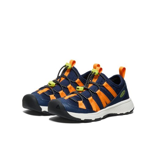 Little Kids' Motozoa Sneaker  |  Naval Academy/Bright Marigold - Image 3