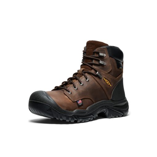 Men's Mt Vernon II 6 Waterproof Boot (Steel Toe)  |  Dark Earth/Black - Image 3