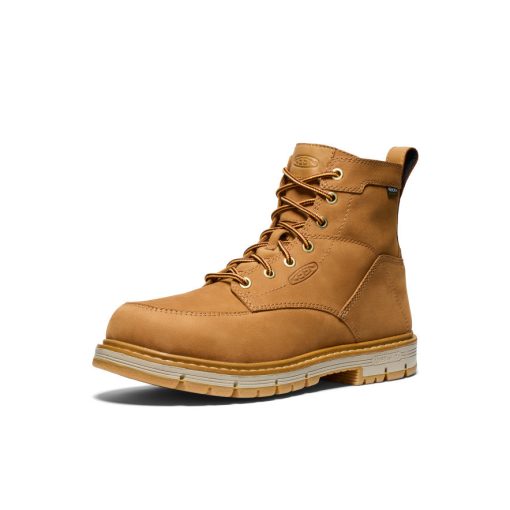 Men's San Jose 6 Waterproof 90° Heel Boot (Soft Toe)  |  Bistre/Gum - Image 3