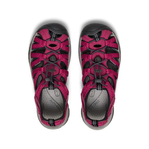 Women's Whisper  |  Beaujolais/Black - Image 4