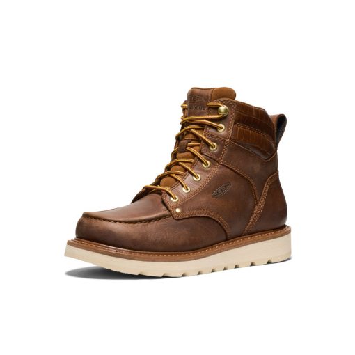 Men's Cincinnati 6 Boot (Soft Toe) x Noon Goons   |  Leather Brown/Off White - Image 3