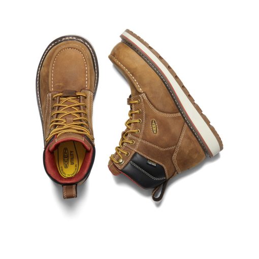 Women's Cincinnati 6 Waterproof Boot (Carbon Toe)  |  Belgian/Sandshell - Image 4