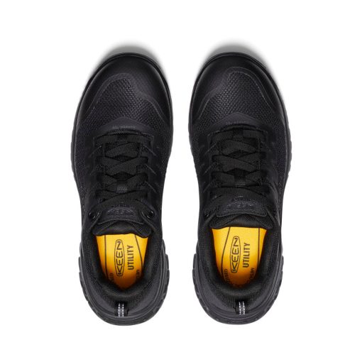 Women's Arvada Work Sneaker (Carbon Toe)  |  Black/Black - Image 4
