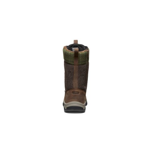 Women's Greta Tall Waterproof Boot  |  Dark Earth/Green Plaid - Image 5