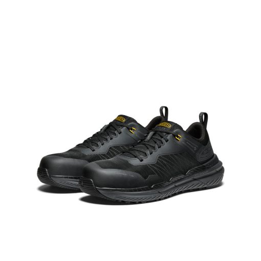 Men's Speedworks Work Sneaker (Carbon Toe)  |  Black/Steel Grey - Image 2