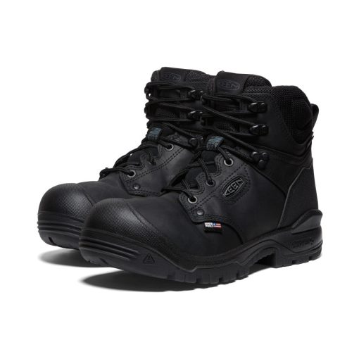 Men's Independence 6 Waterproof Boot (Soft Toe)  |  Black/Black - Image 2