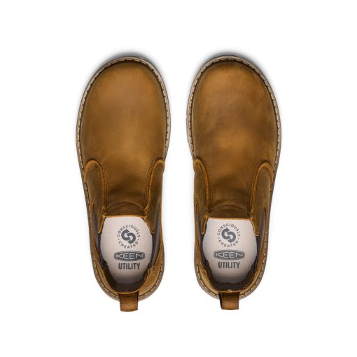 Men's San Jose Pull-On 90° Heel Boot (Soft Toe)  |  Belgian/Gum - Image 4
