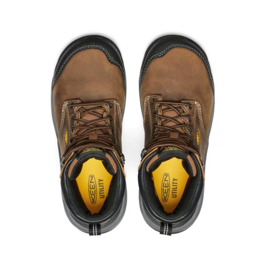 Women's Evanston 6 Waterproof Boot (Carbon Toe)  |  Bison/Black - Image 4