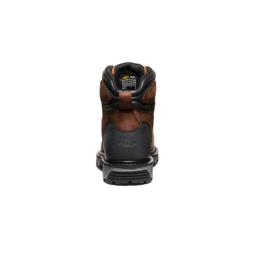 Men's Camden 6 Waterproof Boot INT MET (Carbon Toe)  |  Leather Brown/Black - Image 5