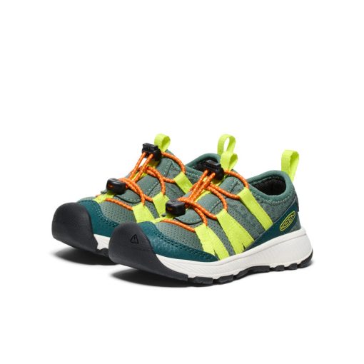 Toddlers' Motozoa Sneaker  |  Sea Moss/Scarlet Ibis - Image 2