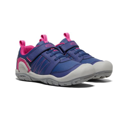 Big Kids' Knotch Peak Sneaker  |  Blue Depths/Pink Peacock - Image 2