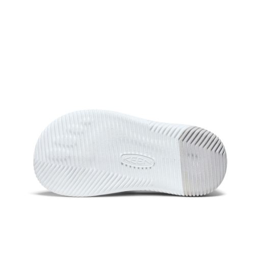 Little Kids' KNX Knit Sneaker  |  Star White/Skyway - Image 6