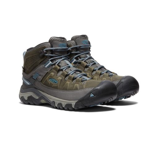 Women's Targhee III Waterproof Mid  |  Magnet/Atlantic Blue - Image 2
